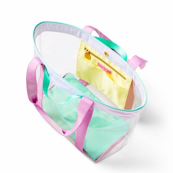 Stoney Clover Lane X Target Clear Beach Tote Bag NEW - Picture 3 of 8